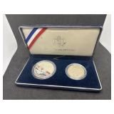 1994 World Cup two coin set in presentation box
