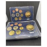 Six Euro Austria coin sets - 2003