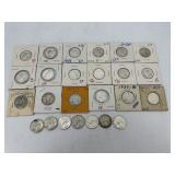 Twenty-Five Silver Quarters incl Standing Liberty