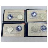 Four Consecutive Eisenhower Uncirculated Silver Do