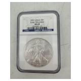 2007 NGC MS69 American Eagle Silver Dollar - Early