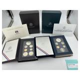 1989 & 1990 US Mint Prestige Sets w/ COAs