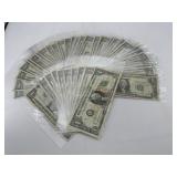 Thirty-Nine 1969 Federal Reserve Notes: (4)1969, (