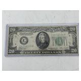 1934-C US $20 Federal Reserve Note