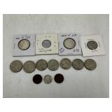 Assorted US Coin Grouping: (1) Mercury Dime, (1) 2