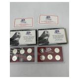 Two 2006 US Mint 50 State Quarters Silver Proof Se