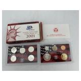 2001 US Mint Silver Proof Set