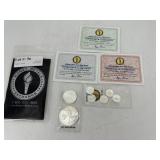 Money Metals Exchange BU Pure Silver Coins totalin