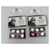 Two 2006 US Mint 50 State Quarters Silver Proof Se