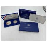 US Liberty Coin 2-Coin Set w/ COA incl 1986 Libert