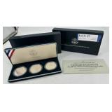 1994 US Veterans Commemorative Silver Dollars 3-co