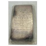 Advertising Ten Troy Ounce Silver Bar from JM John