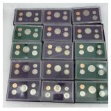 Fifteen Consecutive US Proof Sets mostly Mint Proo