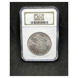 1885-O Graded Morgan Silver Dollar NGC MS65