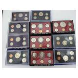 Eleven US Proof Sets: 1969, 1972, 1976, 1978, (2)1
