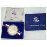 1986 US Liberty Silver Dollar Uncirculated w/ COA