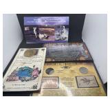 Commemorative coins: Old West coin & stamp set