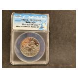 2008-S First Day of Issue Bald Eagle Half Dollar
