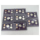 Eight US Mint Proof Sets: (3) 1991, (4) 1992, 1993