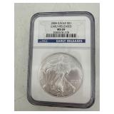 2006 NGC MS69 American Eagle Silver Dollar - Early
