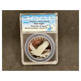 2008-P US Bald Eagle Silver Dollar ANACS Graded