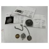 Three Commemorative New Hampshire Metals incl 19mm