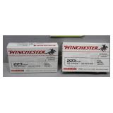 Two SEALED Packs of Winchester .223 REM 55 gr FMJ