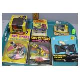 Six Vintage Toys in Original Packaging: Matchbox F