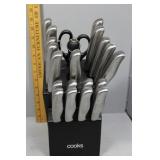 COMPLETE Cooks Knife Set w/ stand, scissors, and s
