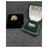 Two 10kt Rings incl 1932 Class Ring & Harley David