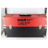 RCA Receiving Tube Case LOADED with tools and part