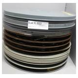 Stack of Vintage Movie Reels
