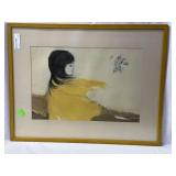 Vo-Dinh  Wing Play Sung framed print - 28" x 21.5"