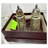 Wallace Sterling Salt and Pepper Shakers w/ box -