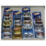 20 Hot Wheels cars in blister packs: Final Run,