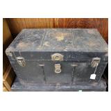 Vintage Steam Truck with wood interior and tin ext