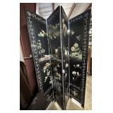 Oriental Lacquered 4- Panel Folding Partition - ea
