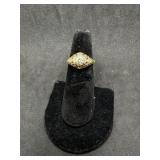 14kt Yellow Gold Ring with Brilliant Cut Round Dia