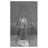 Block Olympic 8" Shaded Hurricane 2 pc Lead Crysta
