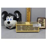 Vintage Small Browni Radio, Mickey Mouse Camera, a