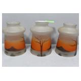 Three Complementary  HP mountain scene shades with