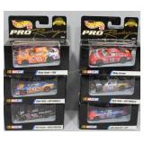 Six NIB Hot Wheels Pro Racing Track Editions incl