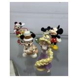 Four Pc Disney Figurine Grouping incl Lenox Tangle