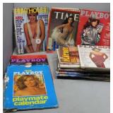Vintage Stack of Magazines incl playboy and Pentho