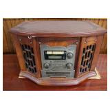 Wooden Music Center w/ Recordable CD Player w/ Rem