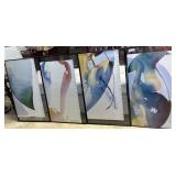 Four pc Peter Kitchell Editions Limited Framed - 2