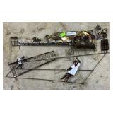 Metal Art of a Tennis Match on the court - overall