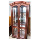 Four-Door Glass Front Three-Glass Shelves contempo