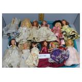 12 unboxed Storybook dolls
