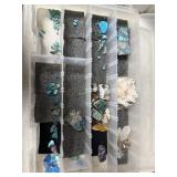 Bass Pro Shops Fishing Tackle Box w/ assorted